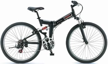 美品　G.M.C. シルバー折りたたみ自転車 Amazon | GMC アルミ製26インチ 18スピード Wサス付き